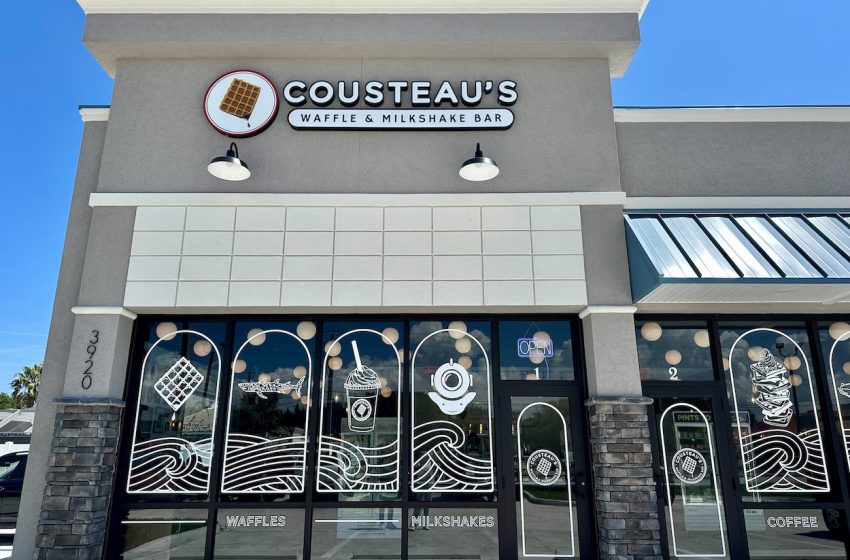  Cousteau’s Waffle & Milkshake Bar Opens New Location