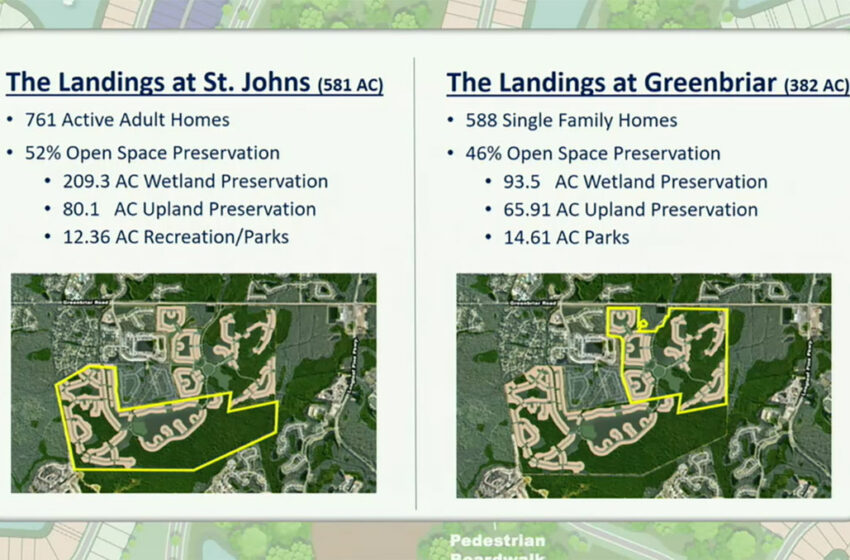  St. Johns Commissioners Approve Land Use Changes for The Landings