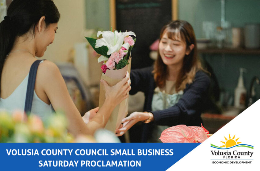  Volusia County Council Issues Small Business Saturday Proclamation
