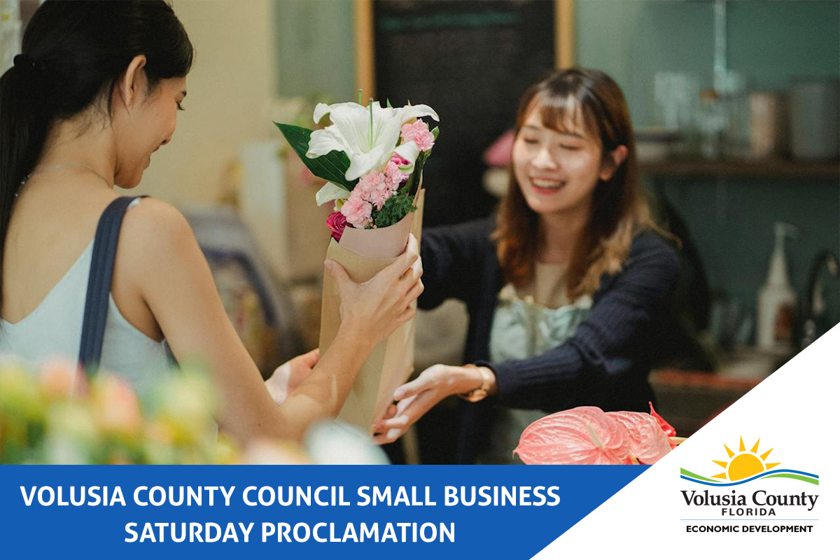 Volusia County Council Issues Small Business Saturday Proclamation
