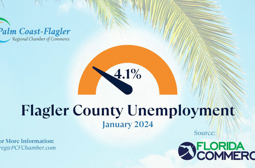  Flagler County Unemployment at 26-Month High